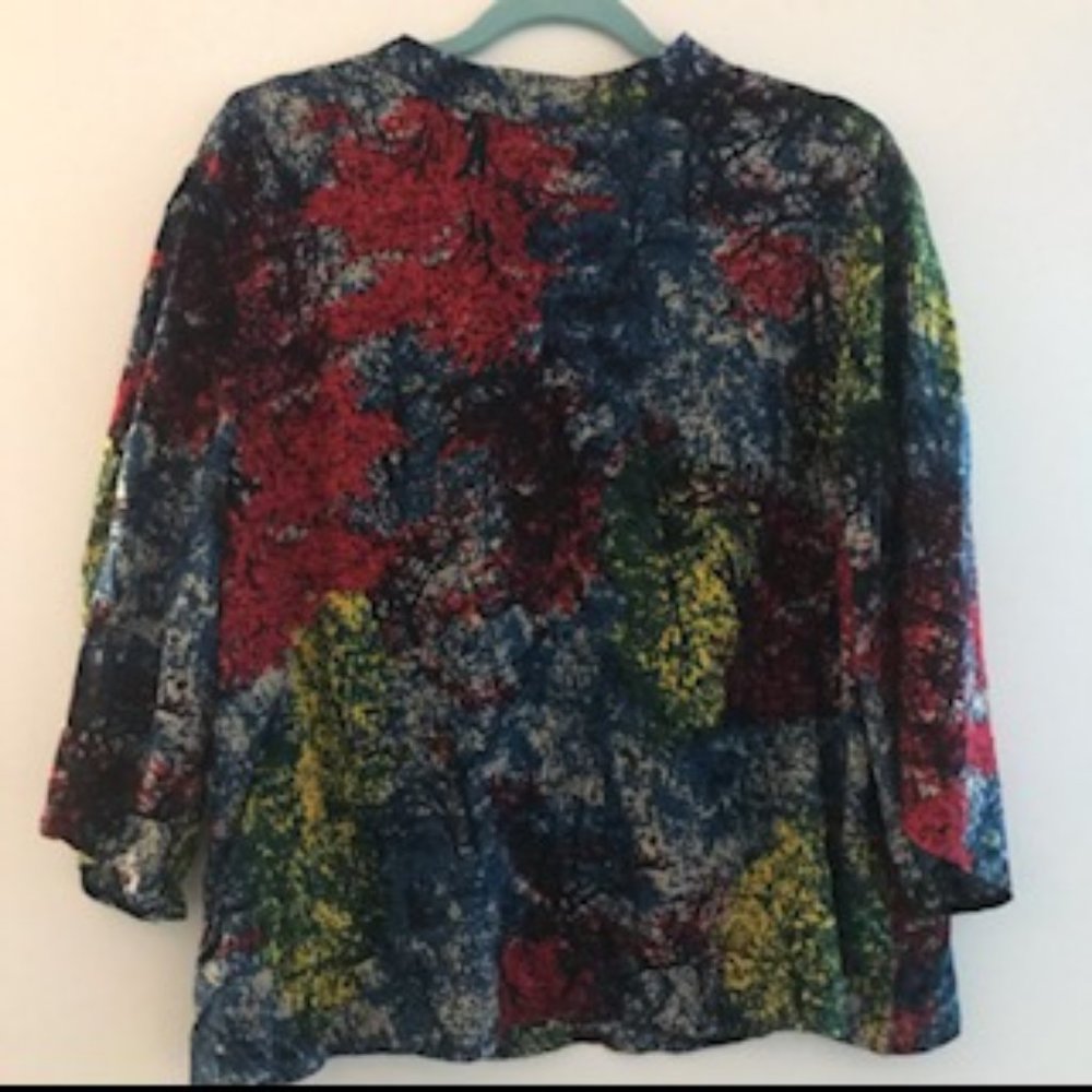SHEIN multicolor three-quarter sleeve top, 2XL